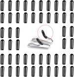 JIPIMON training collar covers fifty pack front view displaying black rubber comfort tips for dogs.
