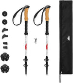 Cascade Mountain Tech Trekking Poles - Carbon Fiber Walking or Hiking Sticks with Quick Adjustable Locks - Image 12