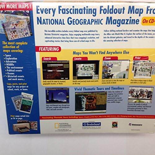 National Geographic Maps 2.0 box art displaying digital cartography interface details