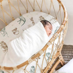 Bottom elastic band detail of universal bassinet cover