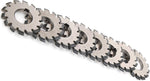 Complete set of 8 gear cutters. Industrial manufacturing tool.