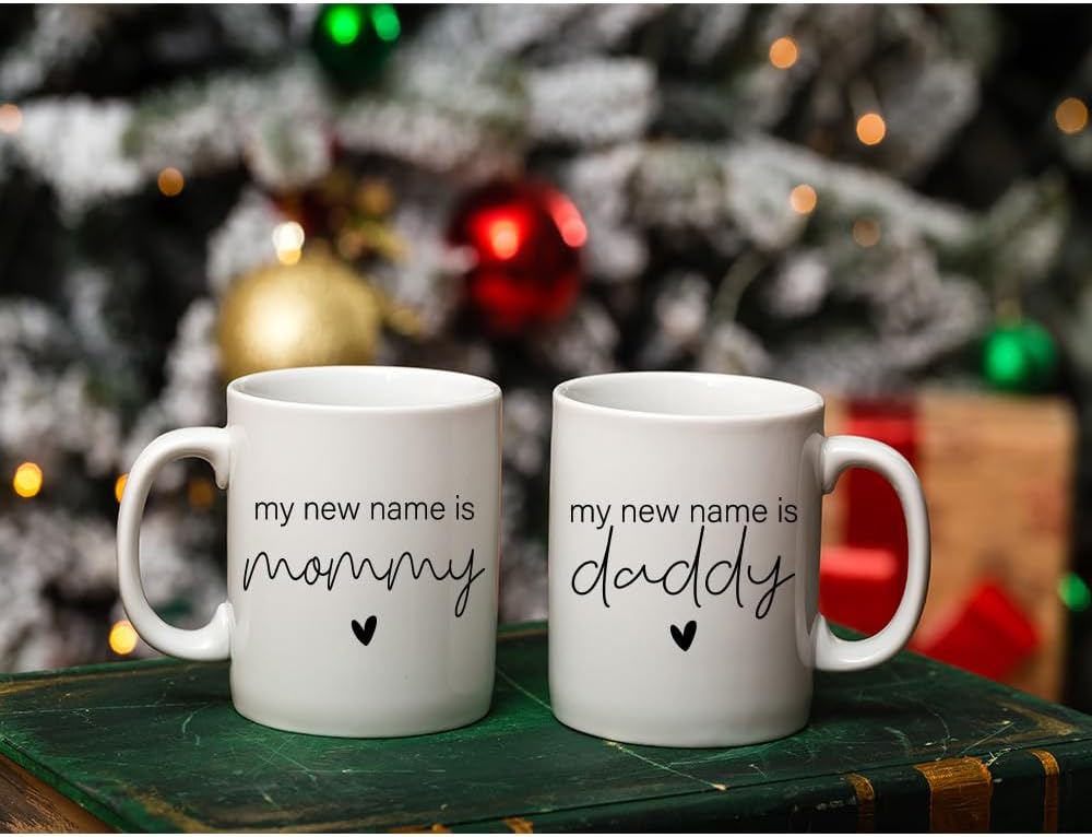 CATABUBU first time parents ceramic mug set lifestyle display