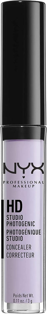 NYX concealer lavender shade swatch on skin