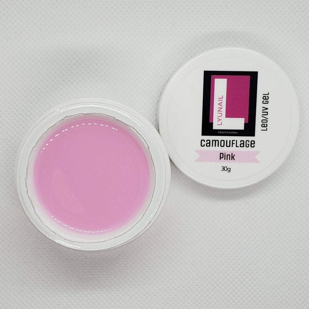 LYUNAIL Professional Camouflage Gel Dark Pink professional salon setup