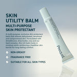 Prequel advanced occlusive face cream texture shot showing thick white formula.
