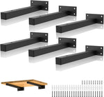 Joroamp heavy duty floating shelf brackets front view