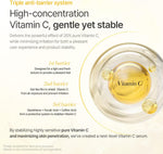 Close up of Mixsoon Vitamin C 20 Serum glass bottle packaging