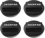 ImUfer aluminum jack pad adapter front view showing black anodized finish