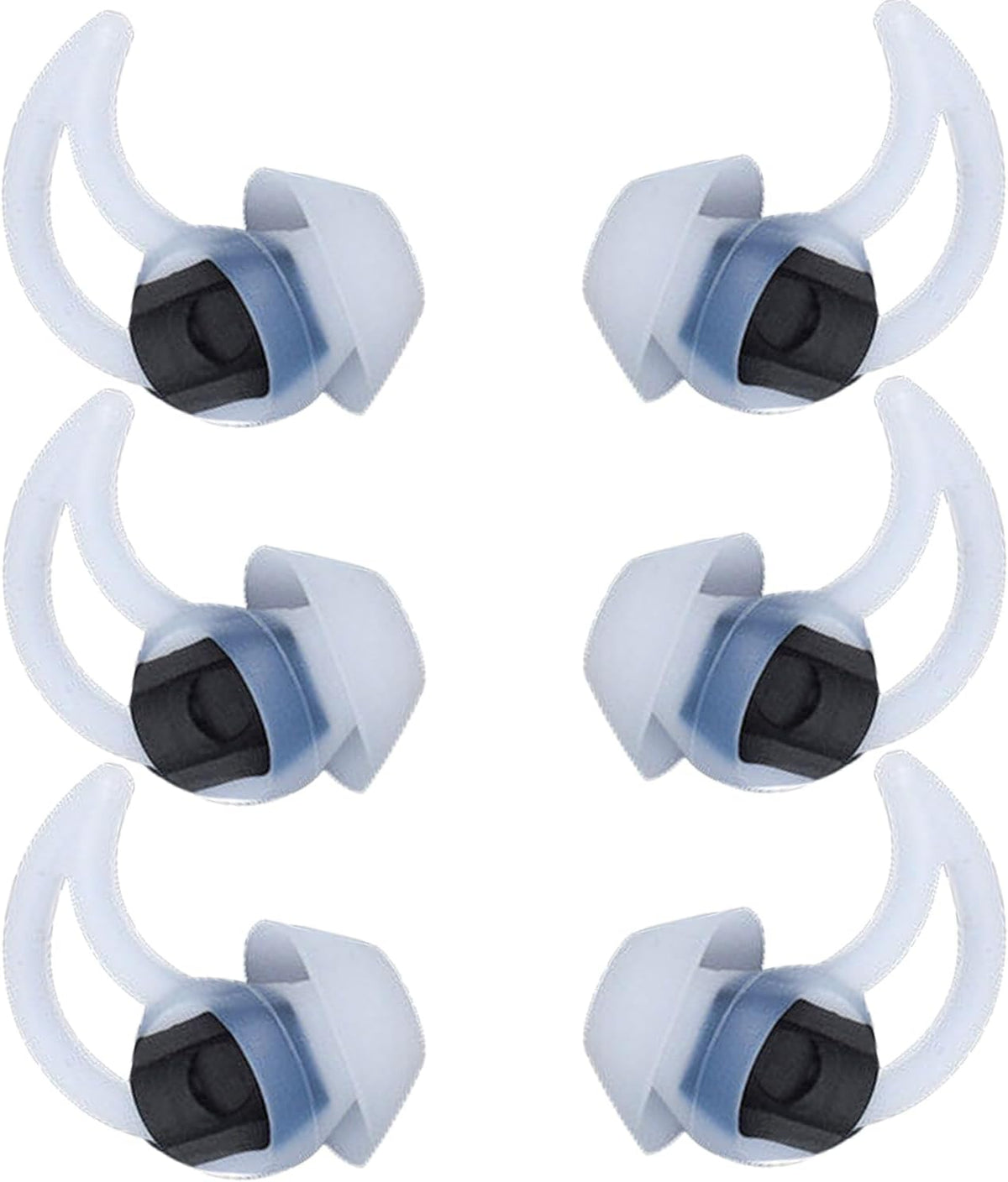 Silicone Earbud Tips Replacement Ear Tips Compatible with Bose QC20 QC20i SoundSport SIE2i IE2 IE3 Headphone Rubber Tips Earbud Covers Eartips Large 3 Pairs - Image 14