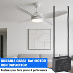 Podoy CBB61 fan capacitor mounting hole detail