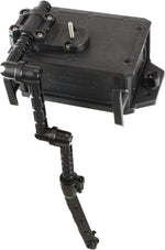 Assembled CellBlok and transducer arm combo on kayak track
