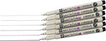Close-up of Sakura Pigma Micron fine nib sizes for technical drafting