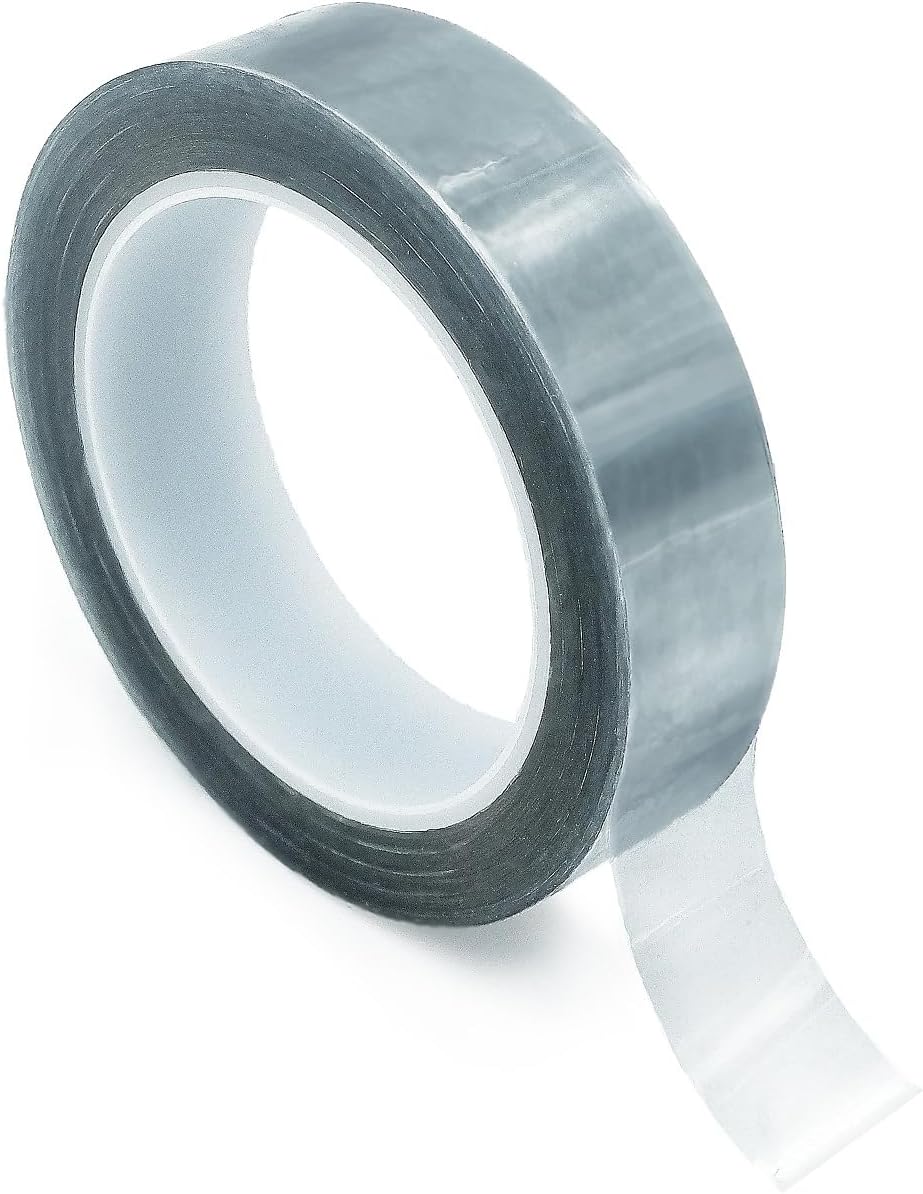 Bertech ESD packaging tape front view clear anti static tape roll