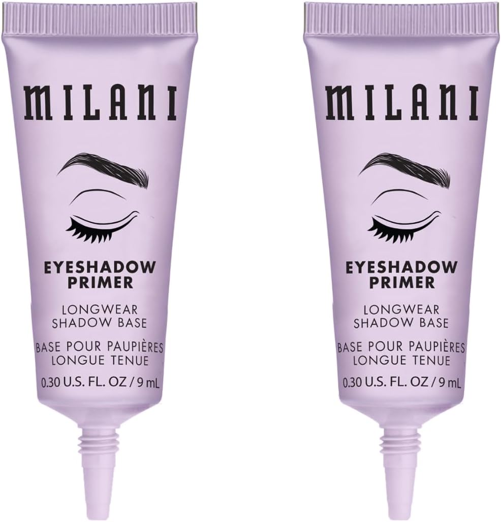 Milani Eyeshadow Primer - Clear Lightweight Eye Makeup Base for Crease-Proof Longwear - Preps Lids for Vibrant Color on All Skin Types - 2 Pack - Image 2