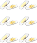 Clear replacement nose pieces for metal and plastic frames