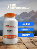 BulkSupplements daily dose high potency biotin 10mg lifestyle image