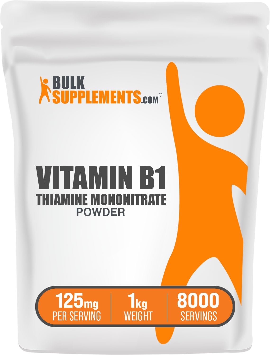BulkSupplements.com Thiamine Mononitrate Powder - Vitamin B1 Powder, Thiamine B1 Supplement - B1 Vitamins, Gluten Free, 125mg per Serving, 100g (3.5 oz) (Pack of 1) - Image 10