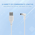 Peutier Mooyran star projector cable coiled in white PVC