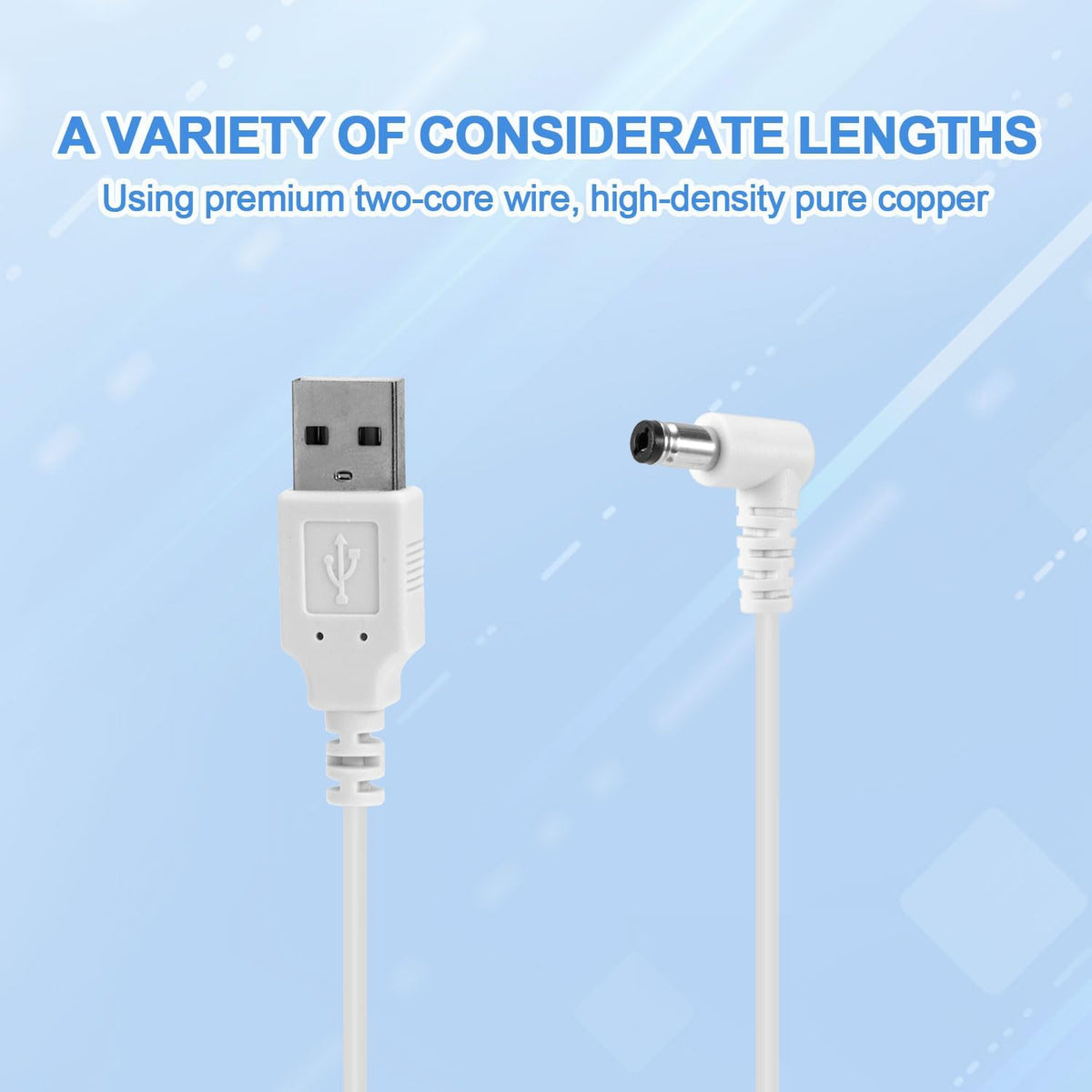 Peutier Mooyran star projector cable coiled in white PVC