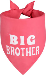 Big Brother Dog Bandana Beige XLarge 1PCS, Adjustable Triangle Scarf, Pregnancy Announecment, New Baby for Family. - Image 10