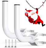 ULNA universal wireless bridge bracket mount front view of white 2 pack kit