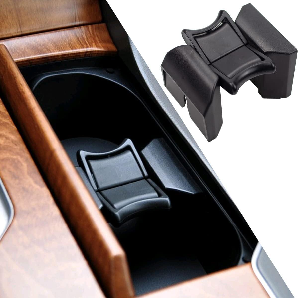 RLB-HILON cup holder insert front view for Toyota Camry