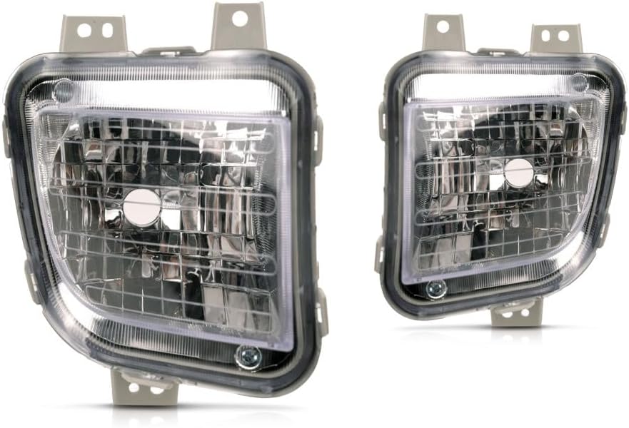 KarParts360 Honda Ridgeline daytime running light front view showing clear lens