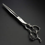 7" 7.5" 8"9" Professional Hairdressing Scissors Barber Salon Hair Cutting Dragon Shears (Large). (7 inch-A) - Image 4