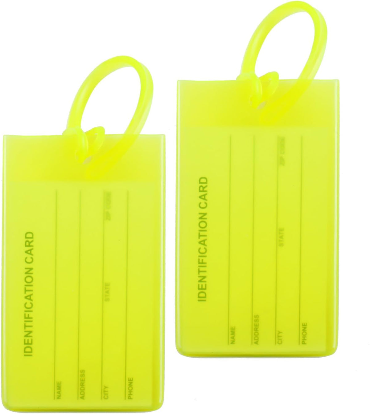 AI-DEE Flexible Travel Luggage Tags - Name ID Labels Set for Suitcases - 2 Pack - Image 10