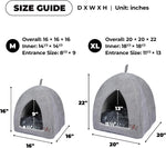 Small dog resting inside Best Pet Supplies dome bed