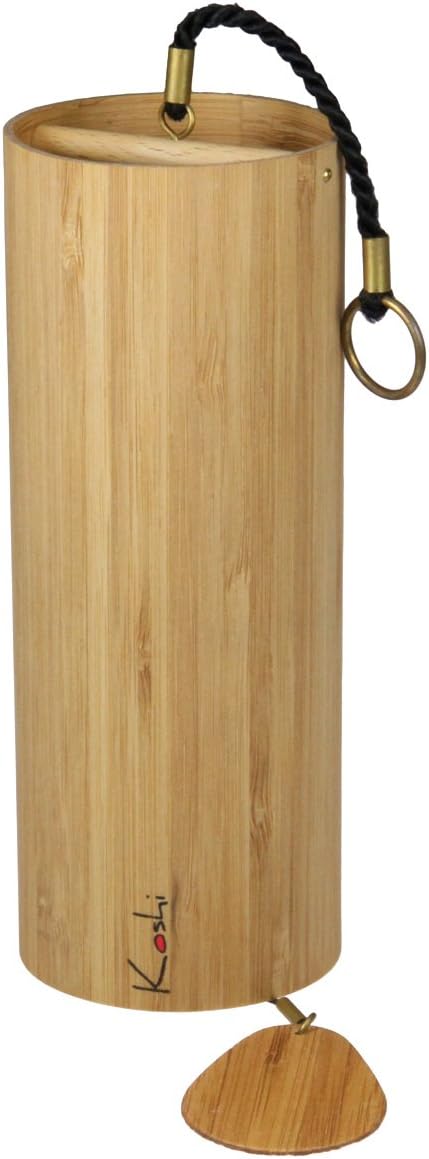 Koshi Terra wind chime hanging display for meditation