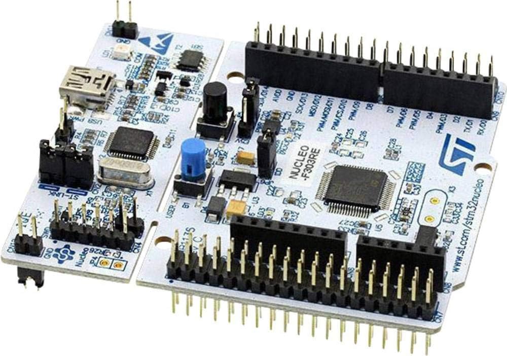 STMicroelectronics Stm32 Nucleo-64 Development Board with Stm32F303Re Mcu, Supports Arduino and St Morpho Connectivity - Image 1