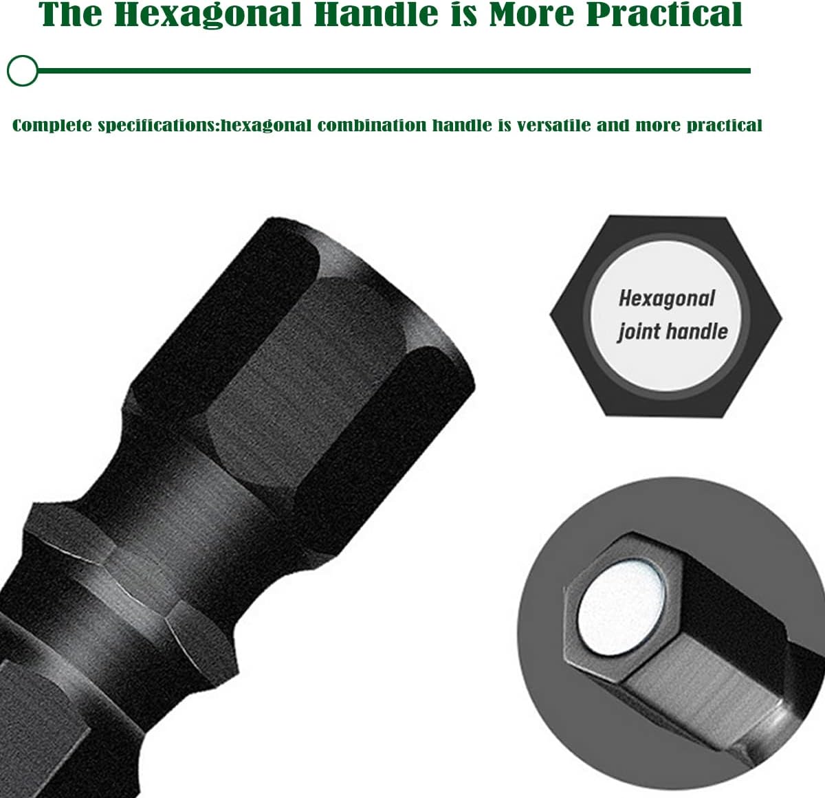 Measurement scale markings on the shaft of the JOERIC drill bit