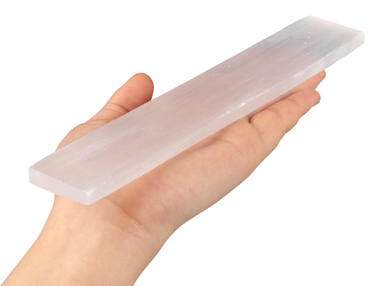 Large Selenite Charging Plate – 7.5 Inches Selenite Crystal Plate– Ideal for Cleansing and Recharging Crystals and Healing Stones, Reiki, Meditation – Protection Crystals – Spiritual Gifts & Decor - Image 1