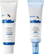 Round Lab Birch Juice Moisturizing Sunscreen and Sun Serum duo front view