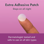 Rael Microcrystal Vitamin C Dark Spot Cover patches showing the dissolving microcrystal surface texture