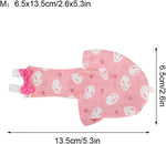 Pssopp bird diaper showing adjustable elastic shoulder straps and bow knot detail