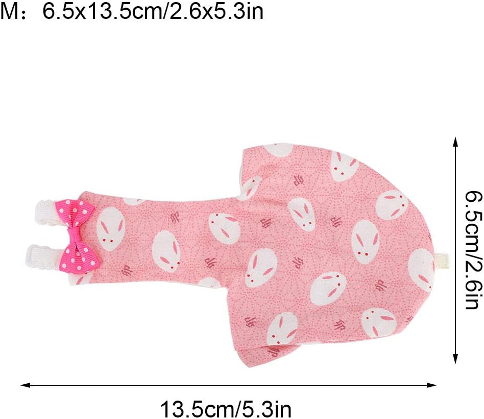 Pssopp bird diaper showing adjustable elastic shoulder straps and bow knot detail