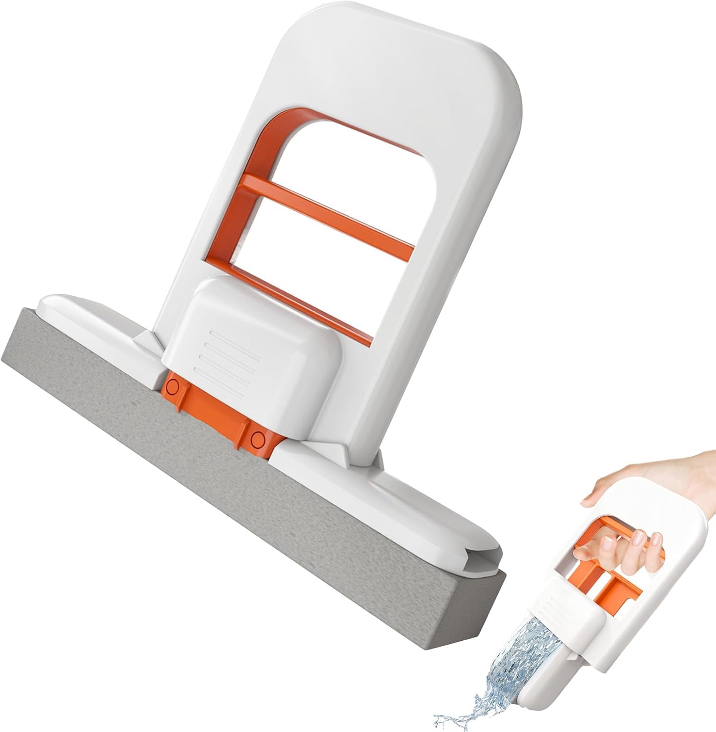 Ceduce mini foldable desktop mop showing the front view.