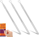 Bohuiz 3 Pcs Lottery Ticket Scratcher Tool set front view