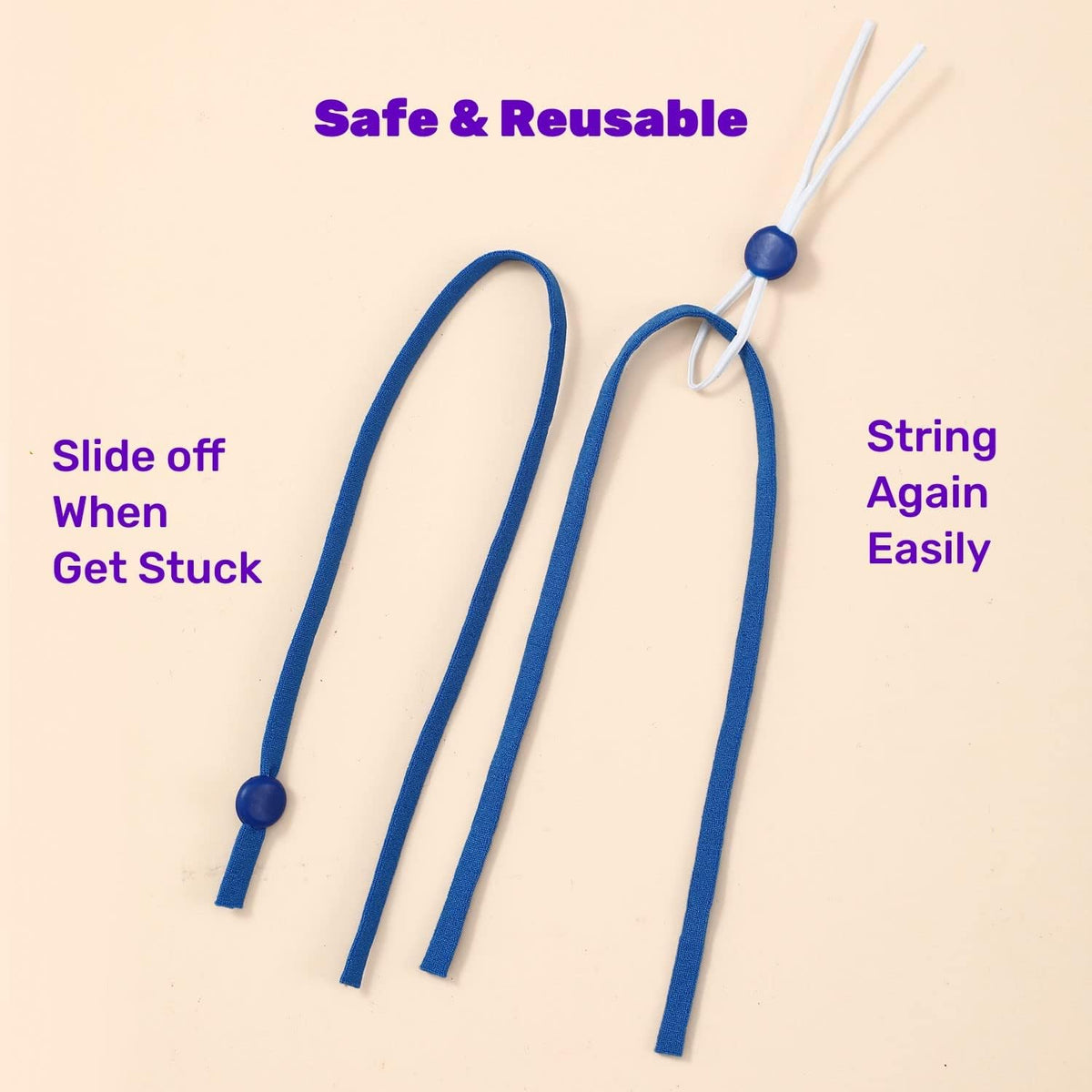 Hollosport elastic kitten and puppy ID bands showing maximum stretch capability