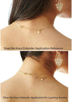 Adabele jewelry making extender stamping and finish close up