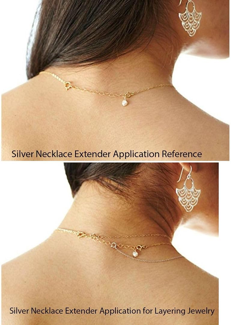 Adabele jewelry making extender stamping and finish close up
