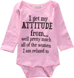 Baby Boy Girl be Careful What You say to me My Grandmas Crazy Bodysuit Funny One Piece Romper Jumpsuit - Image 11
