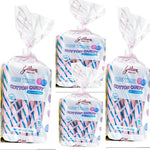 HUBZ Gilliam assorted soft sugar sticks cotton candy flavor four pack front view showing nostalgic packaging