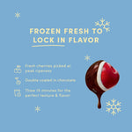 Packaging detail of Tru Fru hyper-chilled cherry snack