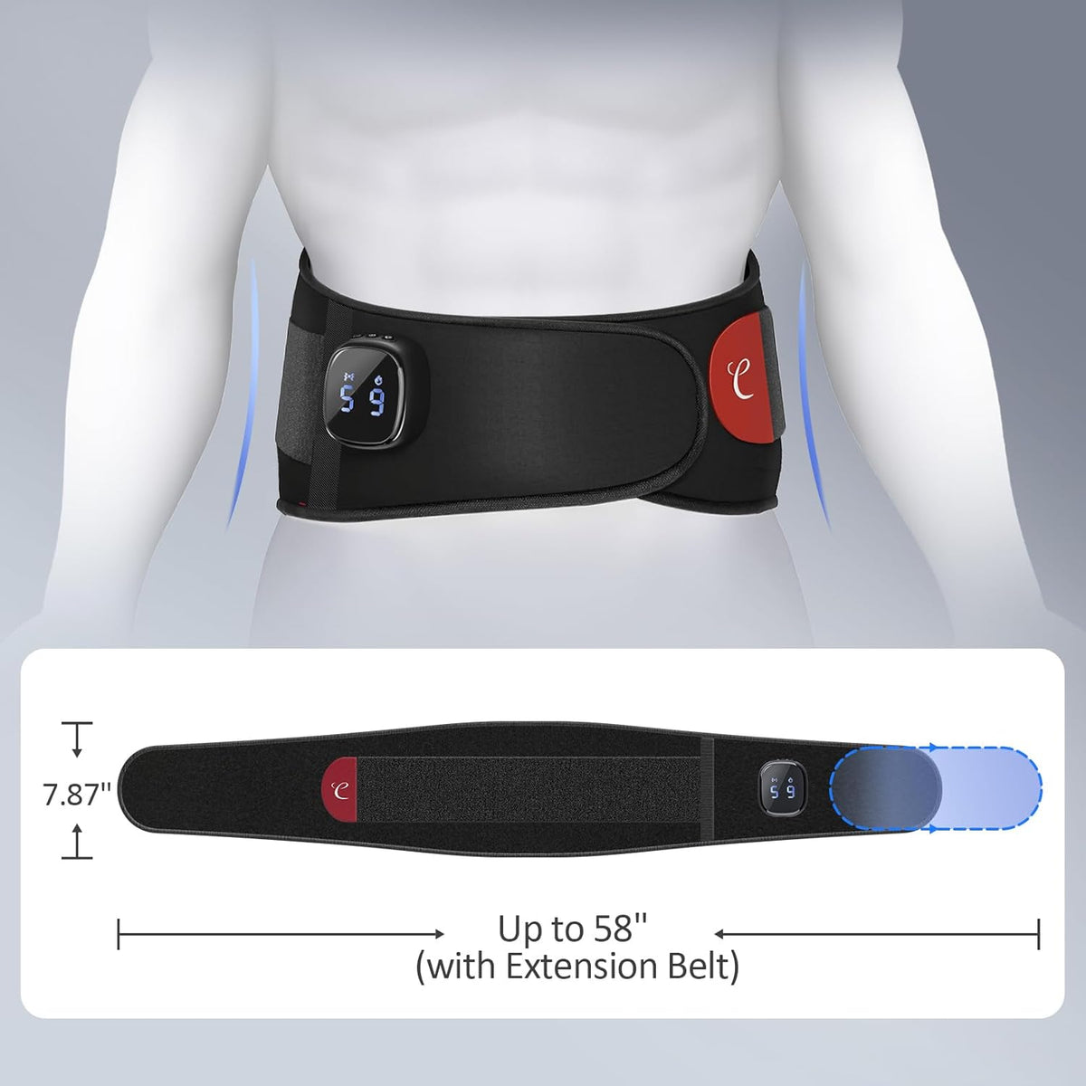 Comfytemp rechargeable heating pad battery pack