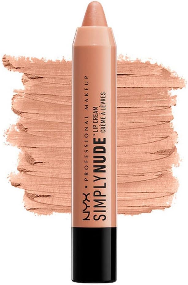 Nyx Simply Nude Honey shade open tube showing twist up tip