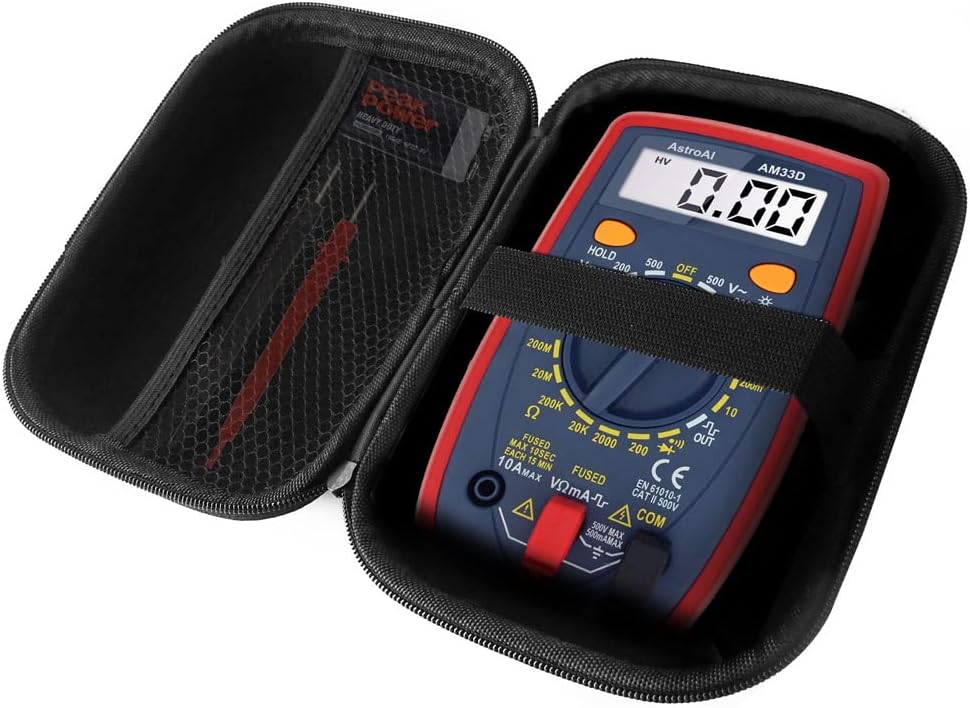 FitSand hard case compatible for Onlyelax EMF meter front view protective cover