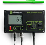 Milwaukee pH controller display and control knobs